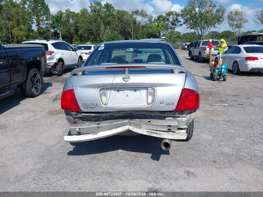 2006 Nissan Sentra 1.8S VIN: 3N1CB51D86L587956 Lot: 40723857