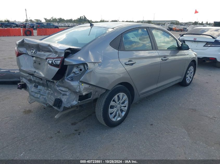 VIN 3KPC24A65NE186652 2022 Hyundai Accent, SE no.4