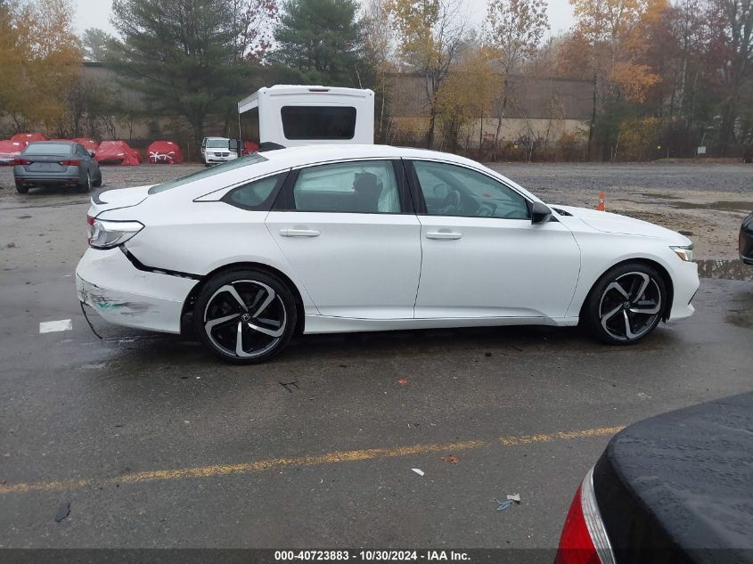 2021 Honda Accord Sport 2.0T VIN: 1HGCV2F37MA021702 Lot: 40723883