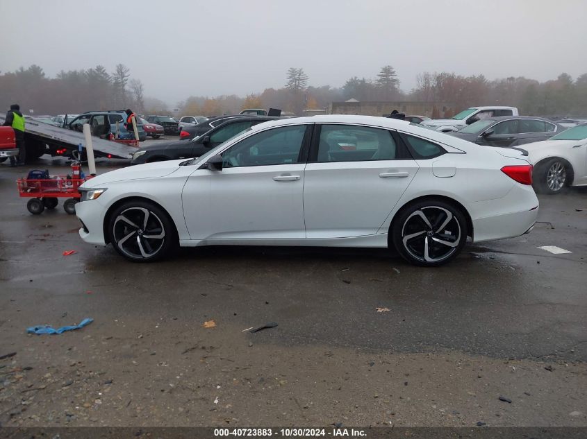 2021 Honda Accord Sport 2.0T VIN: 1HGCV2F37MA021702 Lot: 40723883