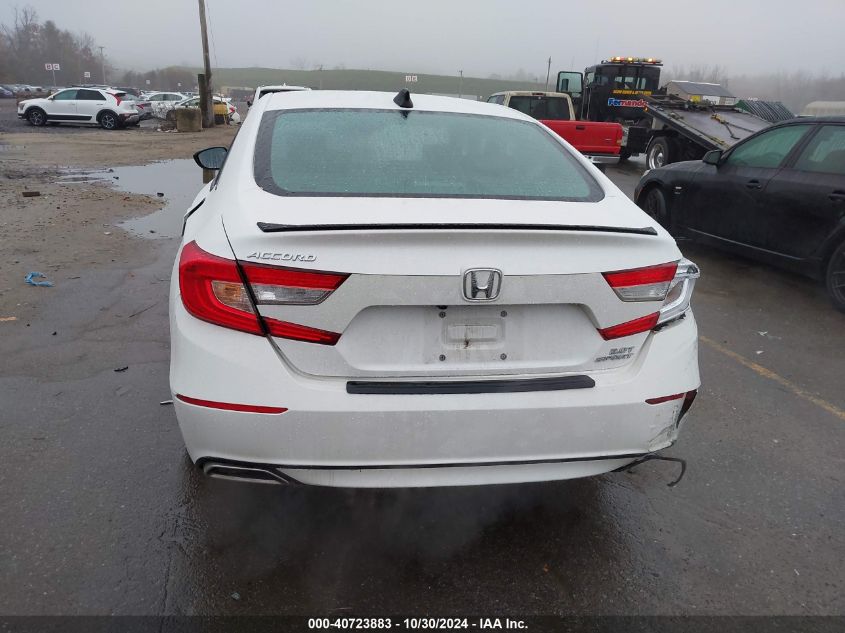 2021 Honda Accord Sport 2.0T VIN: 1HGCV2F37MA021702 Lot: 40723883