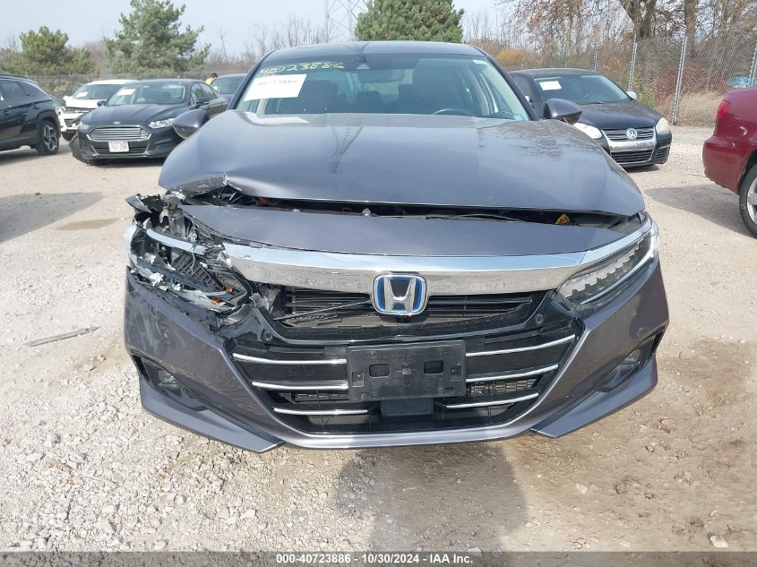 2021 Honda Accord Hybrid Touring VIN: 1HGCV3F90MA004461 Lot: 40723886