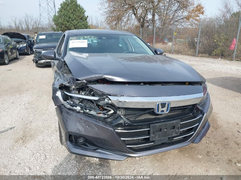 2021 Honda Accord Hybrid Touring VIN: 1HGCV3F90MA004461 Lot: 40723886