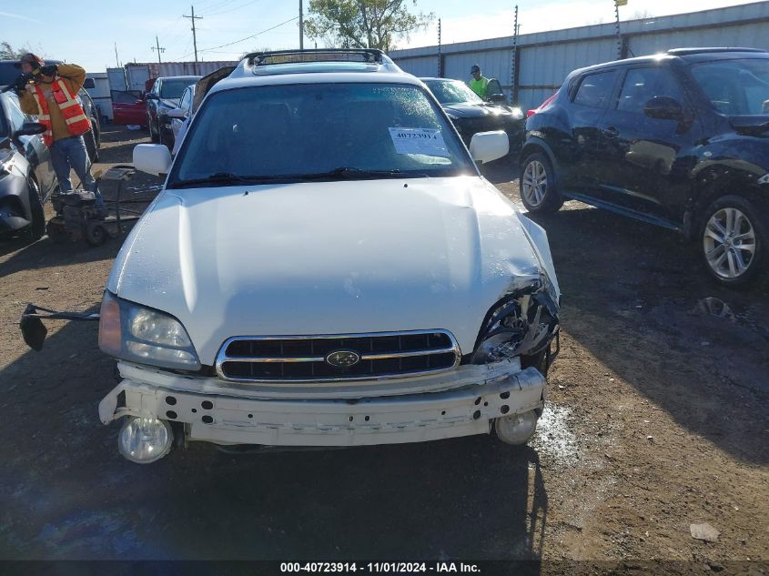 2000 Subaru Outback Limited VIN: 4S3BH6869Y7650106 Lot: 40723914