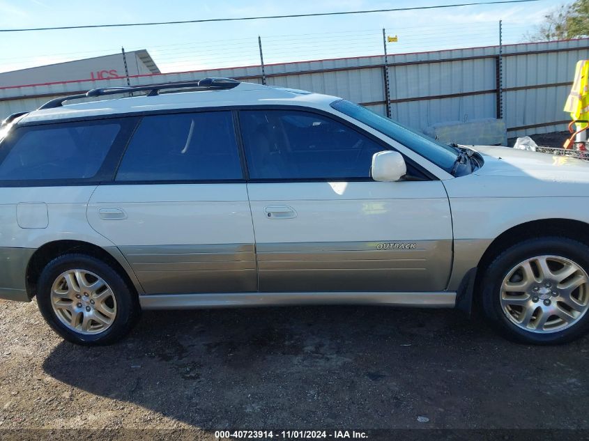 2000 Subaru Outback Limited VIN: 4S3BH6869Y7650106 Lot: 40723914