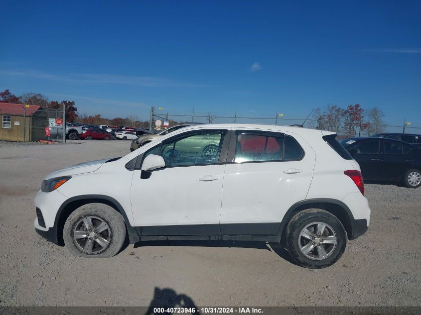 2017 Chevrolet Trax Ls VIN: 3GNCJNSB6HL133311 Lot: 40723946