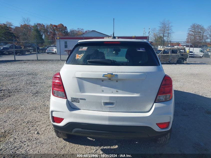 2017 Chevrolet Trax Ls VIN: 3GNCJNSB6HL133311 Lot: 40723946