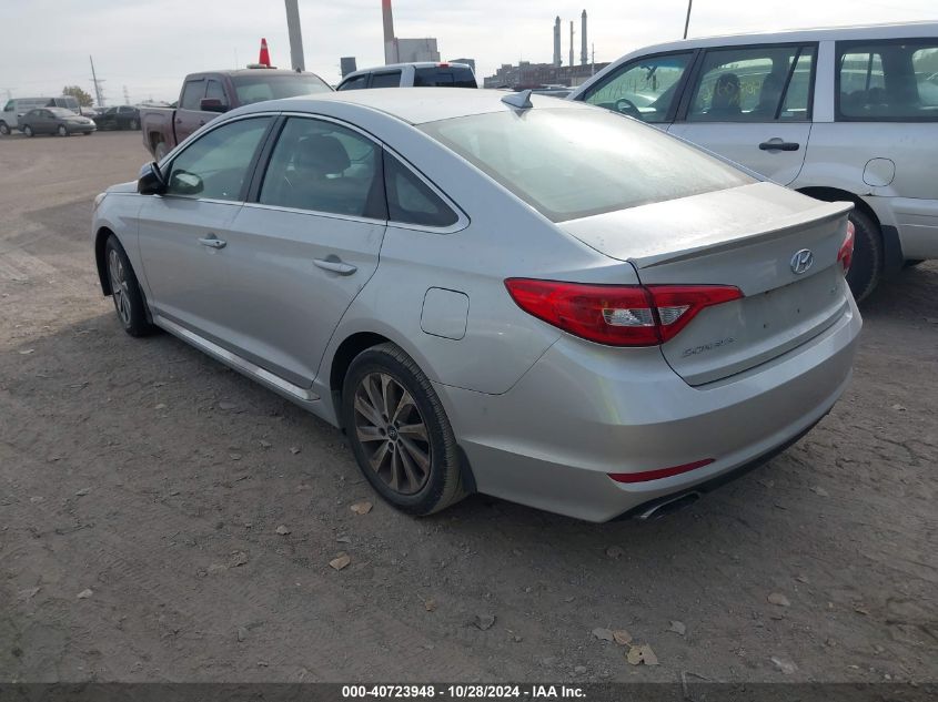 VIN 5NPE34AF7FH185084 2015 HYUNDAI SONATA no.3