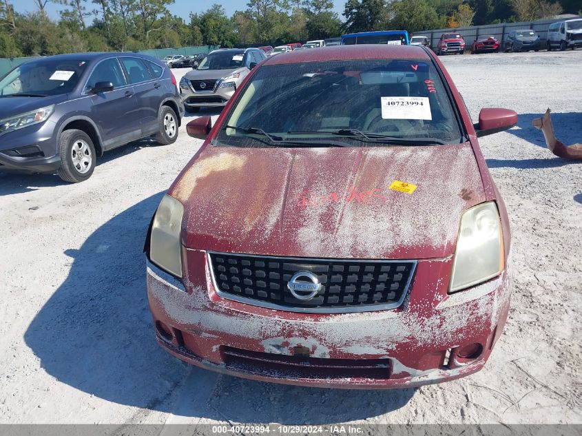 2008 Nissan Sentra 2.0 VIN: 3N1AB61E38L678528 Lot: 40723994