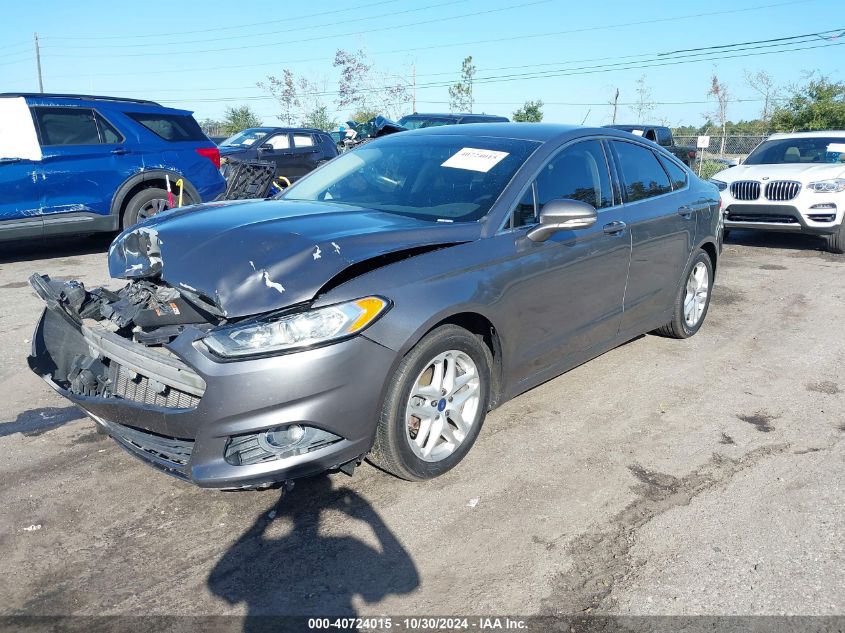 VIN 1FA6P0HD2E5382643 2014 Ford Fusion, SE no.2