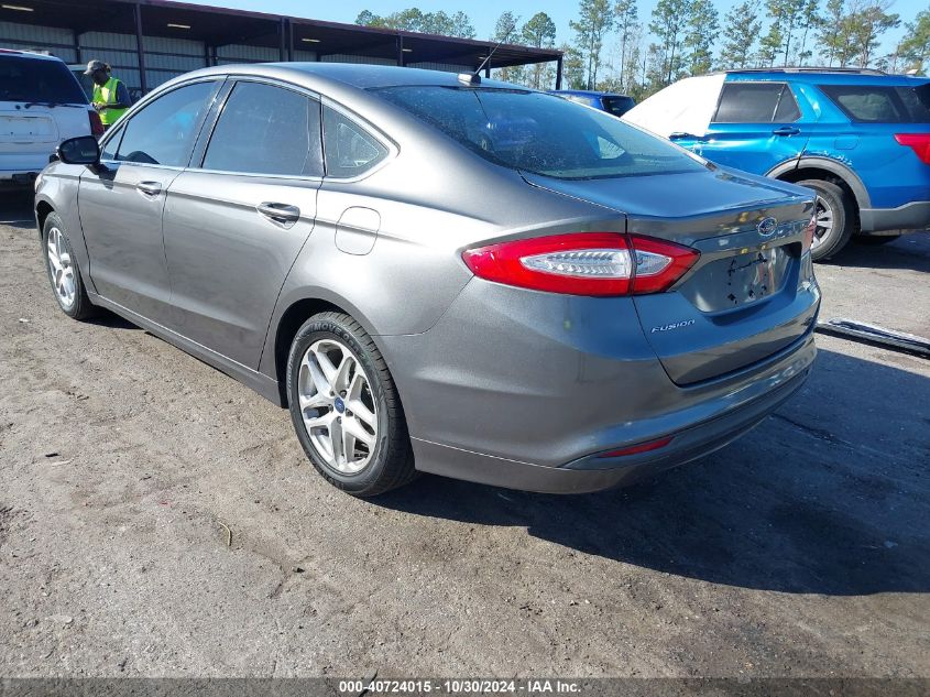 VIN 1FA6P0HD2E5382643 2014 Ford Fusion, SE no.3