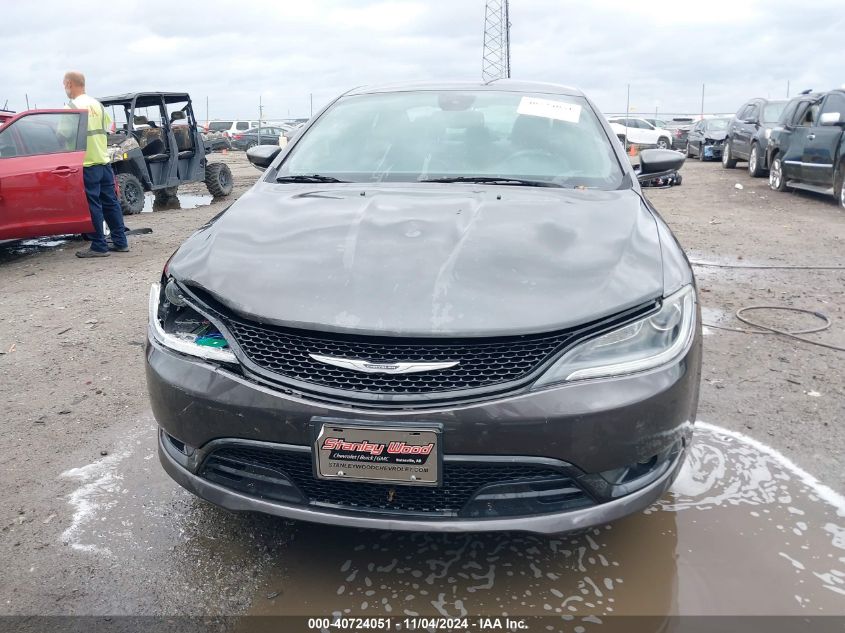 2015 Chrysler 200 S VIN: 1C3CCCBG7FN672489 Lot: 40724051