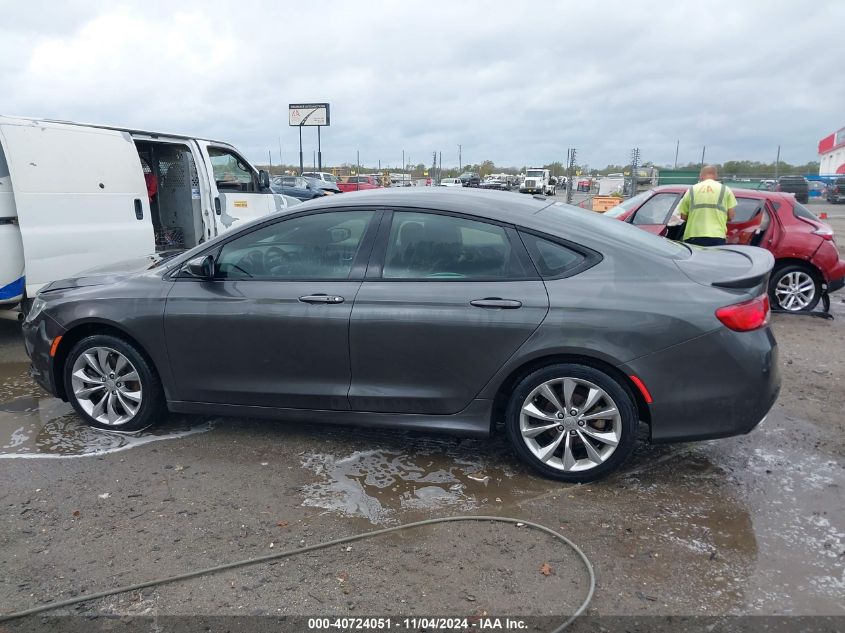 2015 Chrysler 200 S VIN: 1C3CCCBG7FN672489 Lot: 40724051