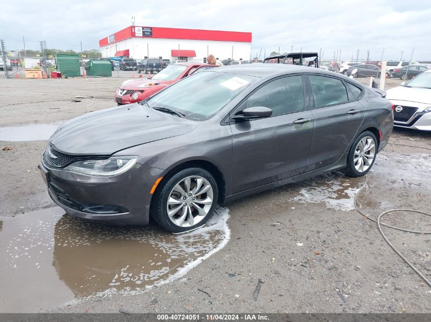 VIN 1C3CCCBG7FN672489 2015 Chrysler 200, S no.2