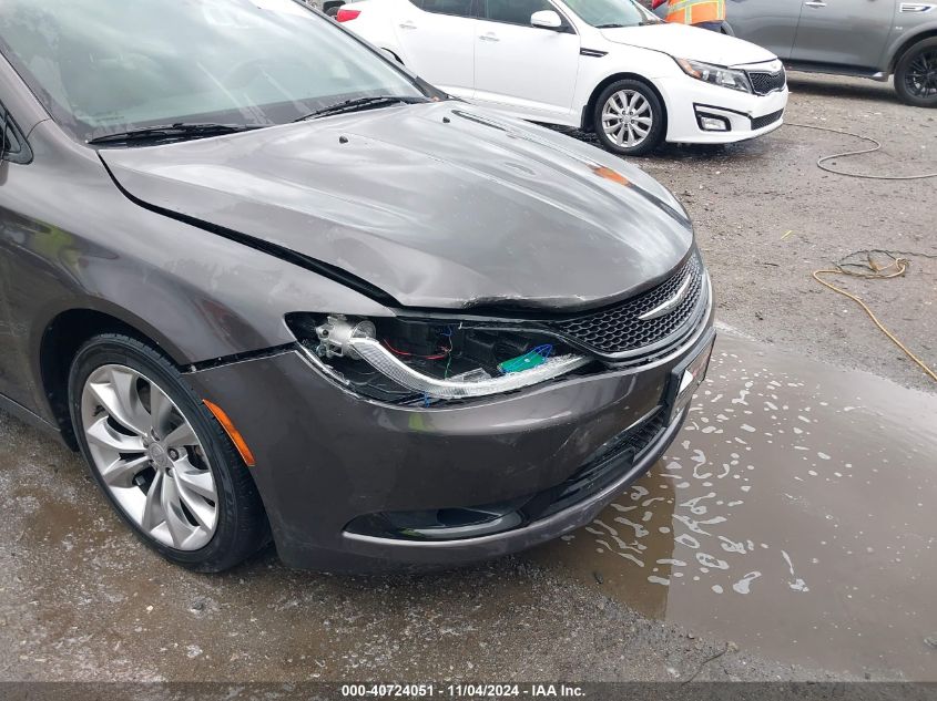 2015 Chrysler 200 S VIN: 1C3CCCBG7FN672489 Lot: 40724051