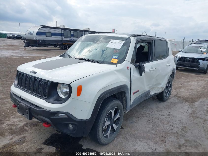 2021 Jeep Renegade Trailhawk 4X4 VIN: ZACNJDC16MPN27908 Lot: 40724052