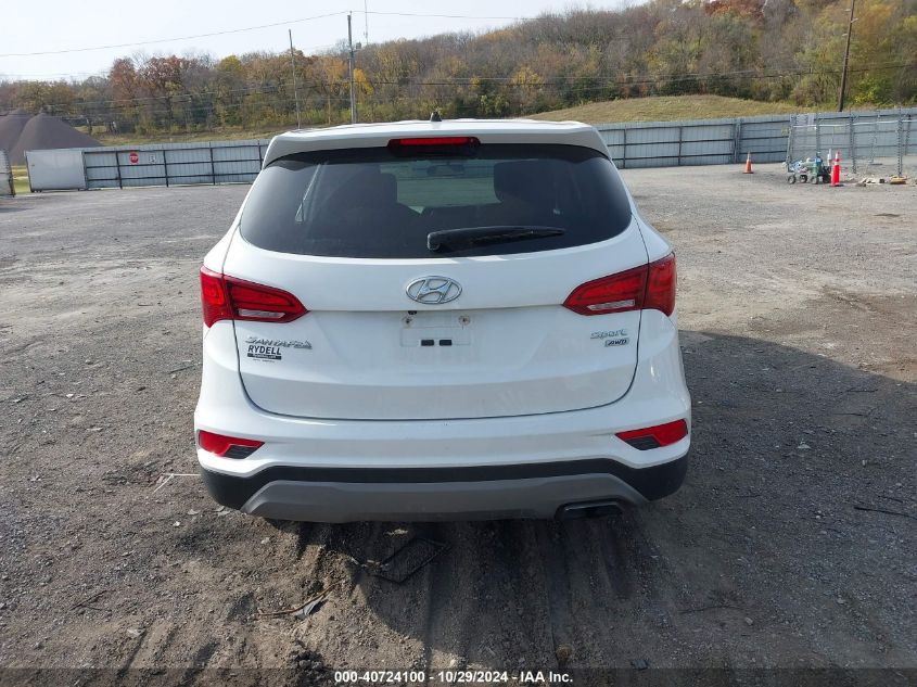 2018 Hyundai Santa Fe Sport 2.4L VIN: 5XYZTDLB5JG562572 Lot: 40724100