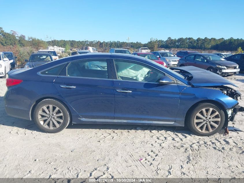 2017 Hyundai Sonata Limited VIN: 5NPE34AF6HH463170 Lot: 40724119