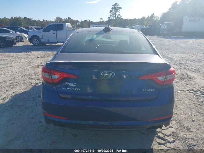 2017 Hyundai Sonata Limited VIN: 5NPE34AF6HH463170 Lot: 40724119