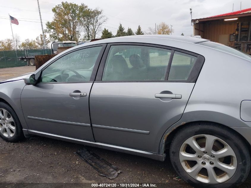 2008 Nissan Maxima 3.5 Sl VIN: 1N4BA41E28C801228 Lot: 40724120