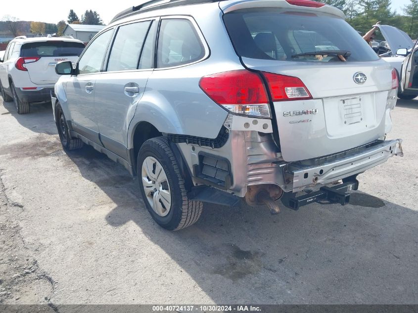 2013 Subaru Outback 2.5I VIN: 4S4BRBAC6D3287914 Lot: 40724137