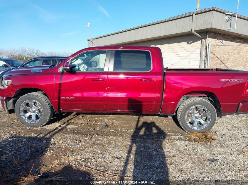 2022 Ram 1500 Big Horn 4X4 5'7 Box VIN: 1C6SRFFT6NN449476 Lot: 40724146