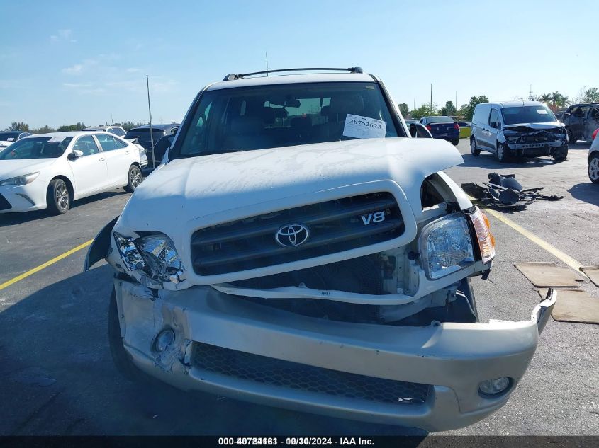 2004 Toyota Sequoia Sr5 V8 VIN: 5TDZT34A34S216057 Lot: 40724161