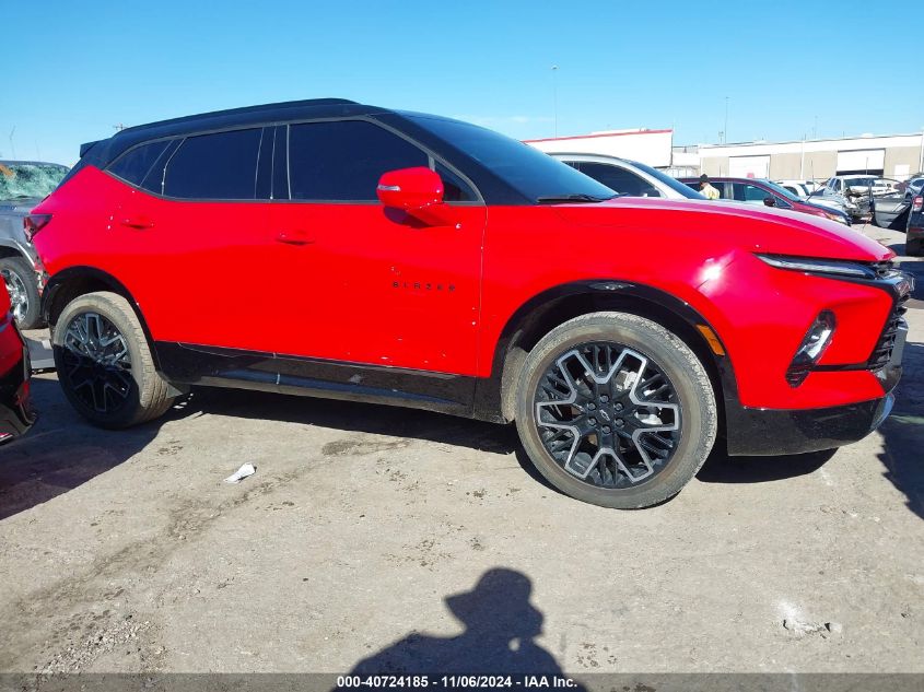 2023 Chevrolet Blazer Fwd Rs VIN: 3GNKBERS0PS113672 Lot: 40724185