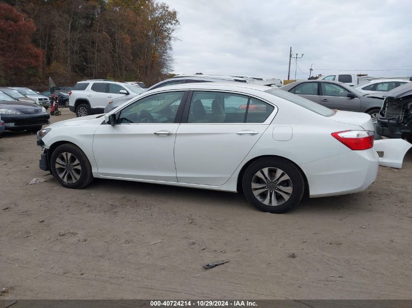 2013 Honda Accord Lx VIN: 1HGCR2F39DA155163 Lot: 40724214