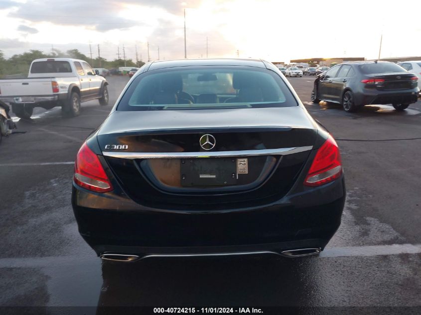 2015 Mercedes-Benz C 300 VIN: 55SWF4JB4FU083862 Lot: 40724215