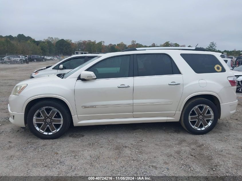 2012 GMC Acadia Denali VIN: 1GKKRTED7CJ385474 Lot: 40724216