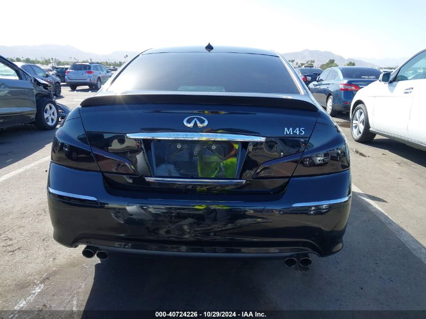 2008 Infiniti M45 VIN: JNKBY01E88M500390 Lot: 40724226