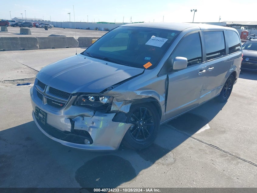 Vin: 2c4rdgeg3kr689051, lot: 41213617, dodge grand caravan gt 20192