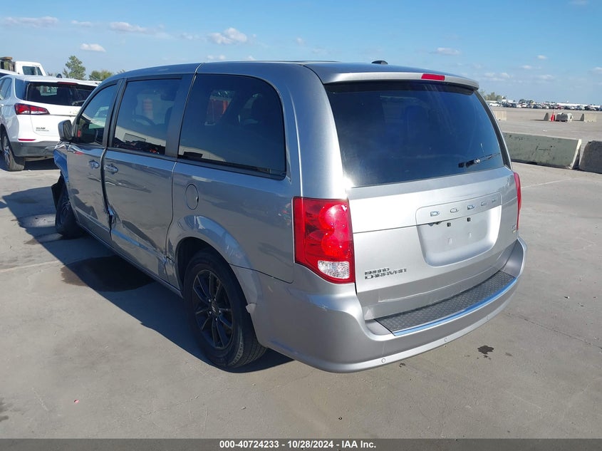 Vin: 2c4rdgeg3kr689051, lot: 41213617, dodge grand caravan gt 20193