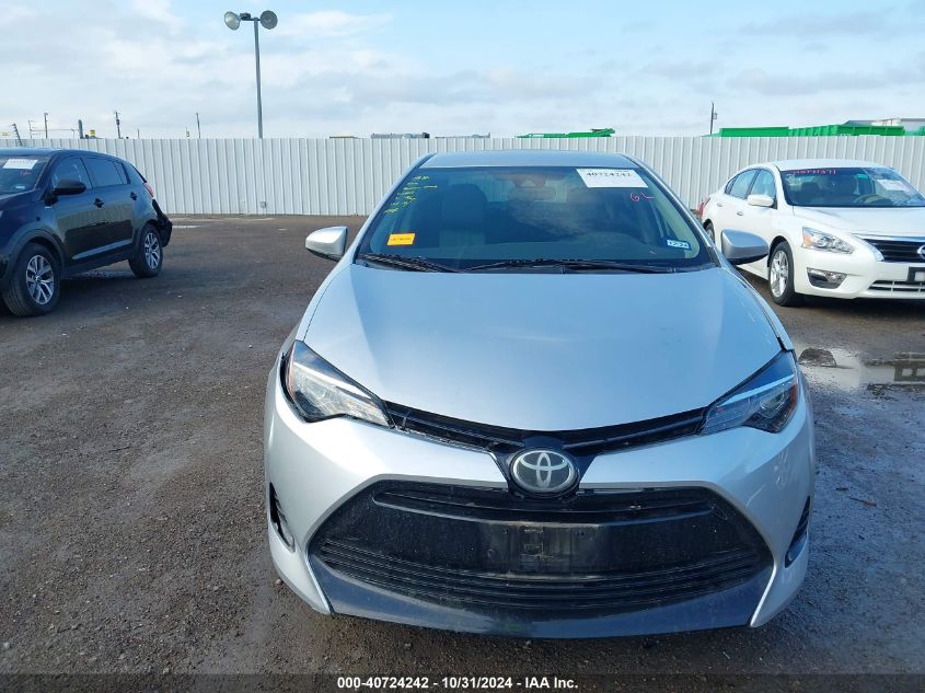 2017 Toyota Corolla Le VIN: 05YFBURHE0HP60596 Lot: 40724242