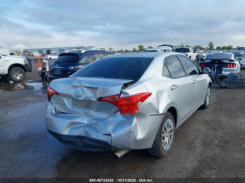 2017 Toyota Corolla Le VIN: 05YFBURHE0HP60596 Lot: 40724242