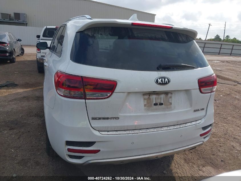 2017 Kia Sorento 3.3L Sxl VIN: 5XYPKDA59HG317291 Lot: 40724262