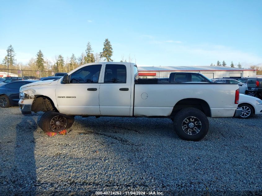 2005 Dodge Ram 2500 Slt/Laramie VIN: 3D7KS28C25G852579 Lot: 40724263