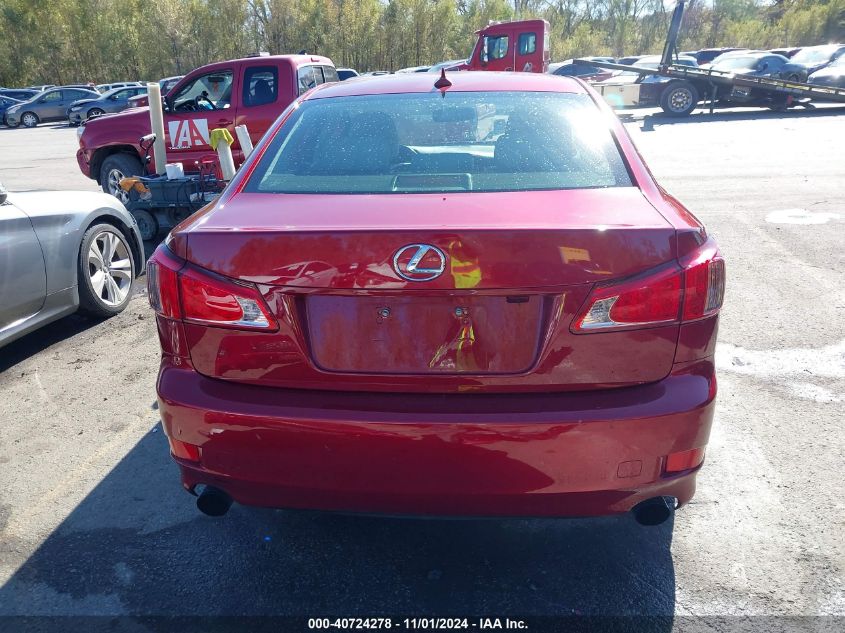 2011 Lexus Is 250 VIN: JTHCF5C26B5046586 Lot: 40724278