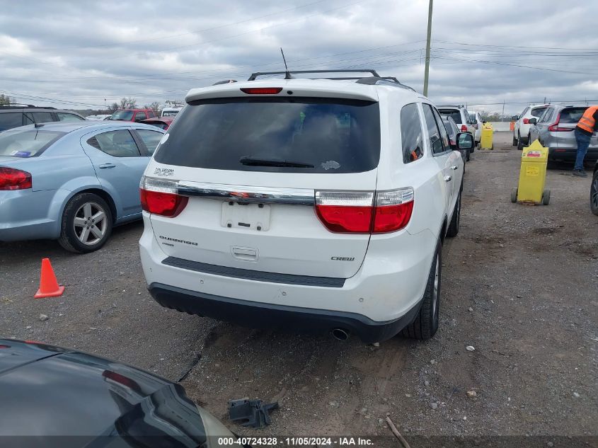 2013 Dodge Durango Crew VIN: 1C4RDJDG7DC660288 Lot: 40724328