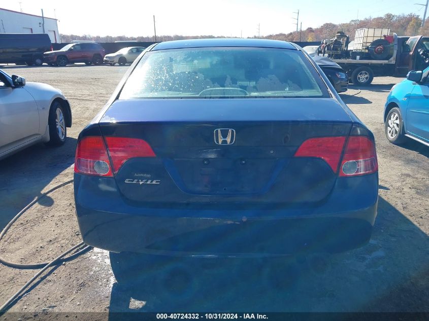 2008 Honda Civic Lx VIN: 1HGFA16538L047373 Lot: 40724332