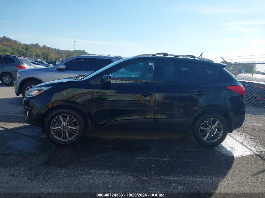 2014 Hyundai Tucson Se VIN: KM8JU3AG3EU910260 Lot: 40724338