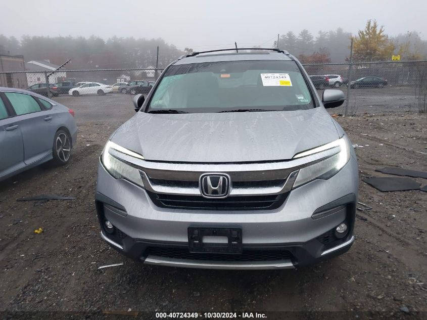 2019 Honda Pilot Touring VIN: 5FNYF6H67KB018030 Lot: 40724349