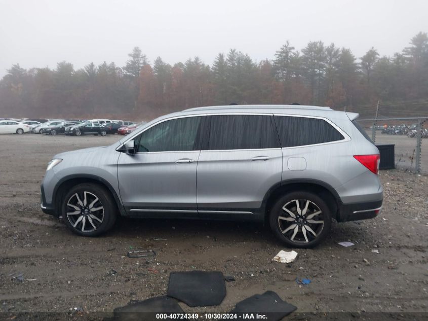 2019 Honda Pilot Touring VIN: 5FNYF6H67KB018030 Lot: 40724349