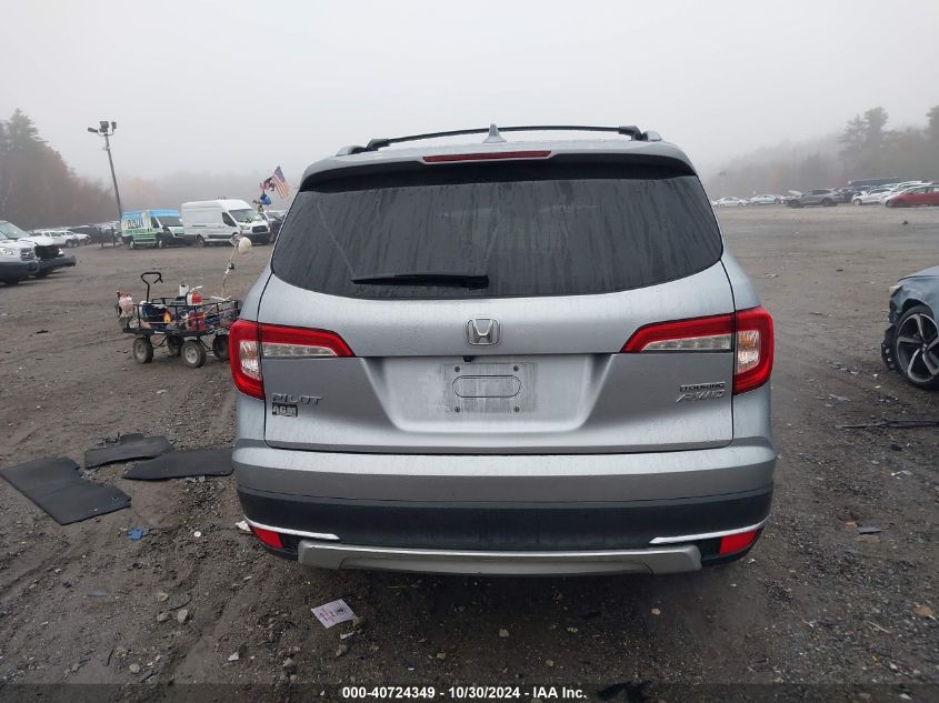 2019 Honda Pilot Touring VIN: 5FNYF6H67KB018030 Lot: 40724349