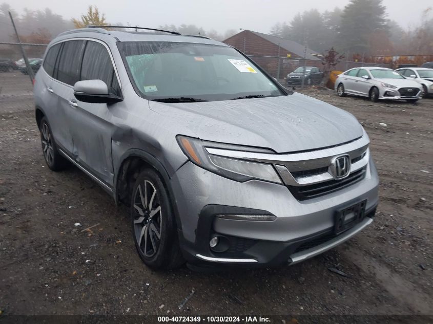 2019 Honda Pilot Touring VIN: 5FNYF6H67KB018030 Lot: 40724349