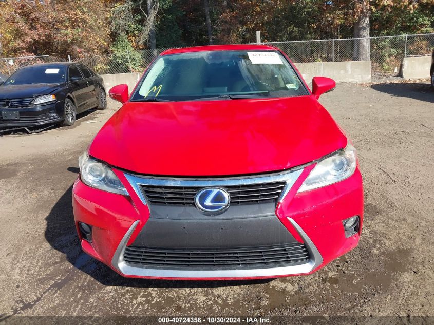 2014 Lexus Ct 200H VIN: JTHKD5BH9E2178691 Lot: 40724356