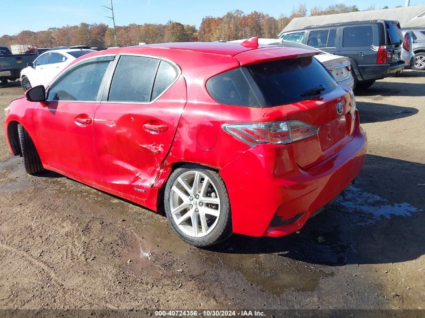 2014 Lexus Ct 200H VIN: JTHKD5BH9E2178691 Lot: 40724356