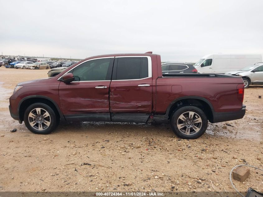 2019 Honda Ridgeline Rtl-E VIN: 5FPYK3F78KB012377 Lot: 40724364