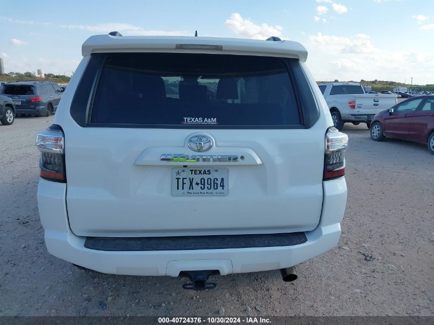 2019 Toyota 4Runner Sr5 Premium VIN: JTEBU5JR4K5623744 Lot: 40724376